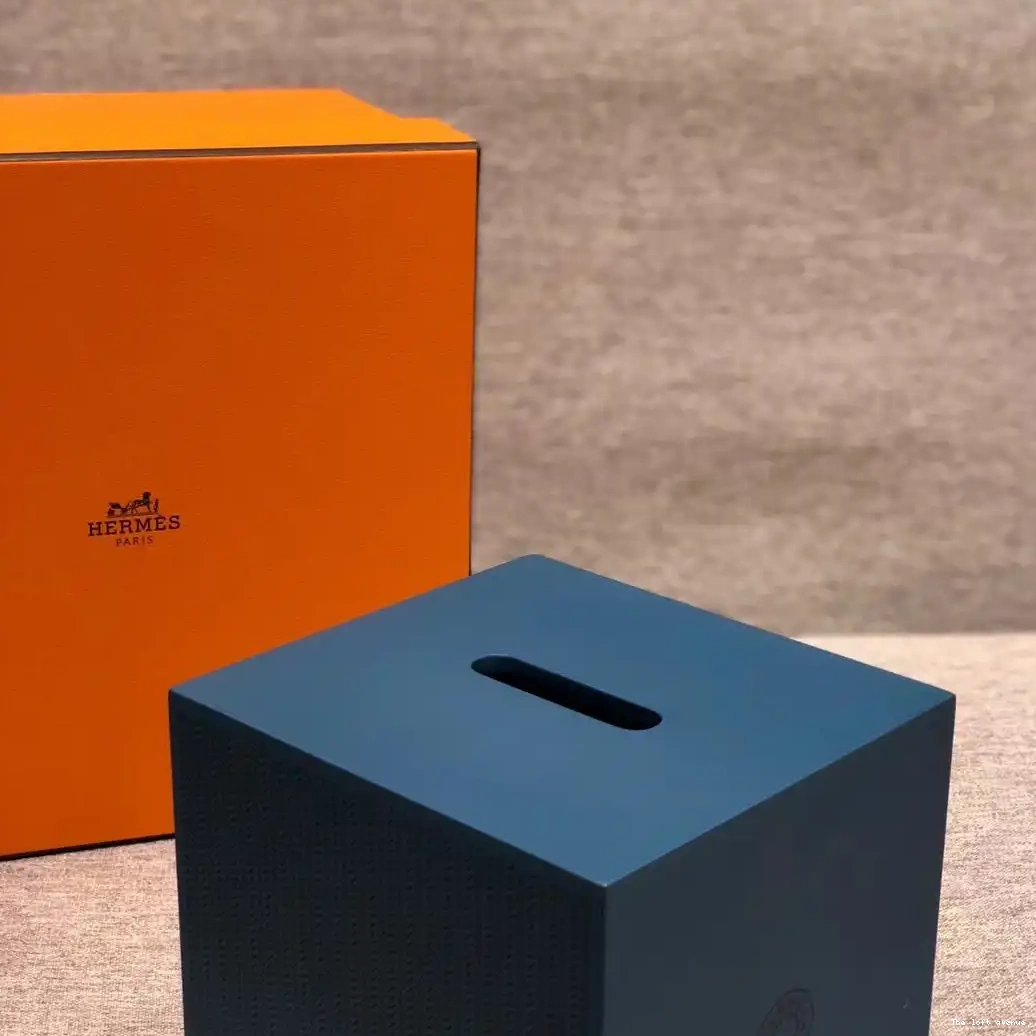SQUARE HERMES KBOX TISSUE BOX 0516